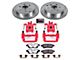 PowerStop Z36 Extreme Truck and Tow 6-Lug Brake Rotor, Pad and Caliper Kit; Rear (05-24 Frontier)