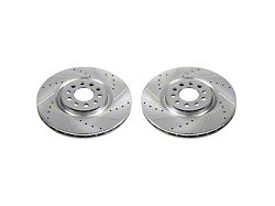 PowerStop Evolution Cross-Drilled and Slotted Rotors; Front Pair (14-23 Jeep Cherokee KL)