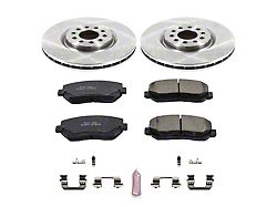 PowerStop OE Replacement Brake Rotor and Pad Kit; Front (14-23 Jeep Cherokee KL w/ Single Piston Front Calipers)