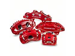 PowerStop Performance Front Brake Calipers; Red (14-23 Jeep Cherokee KL w/ Single Piston Front Calipers)