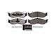 PowerStop Z36 Extreme Truck and Tow Carbon-Fiber Ceramic Brake Pads; Front Pair (90-01 Jeep Cherokee XJ)