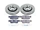PowerStop OE Replacement Brake Rotor and Pad Kit; Front (13-15 Jeep Grand Cherokee WK2 w/ Vented Rear Rotors, Excluding SRT & SRT8)