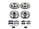 PowerStop OE Replacement Brake Rotor and Pad Kit; Front and Rear (99-02 Jeep Grand Cherokee WJ w/ Akebono Calipers; 03-04 Jeep Grand Cherokee WJ)