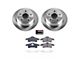 PowerStop OE Replacement Brake Rotor and Pad Kit; Rear (99-04 Jeep Grand Cherokee WJ)