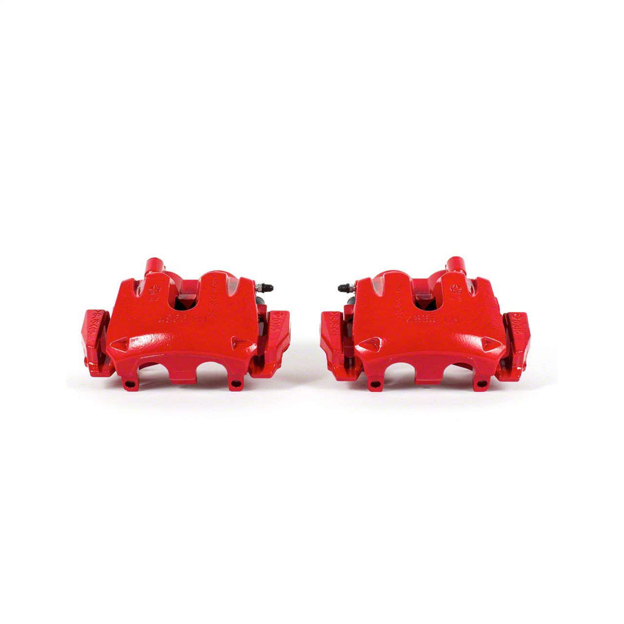 PowerStop Jeep Grand Cherokee Performance Front Brake Calipers; Red ...