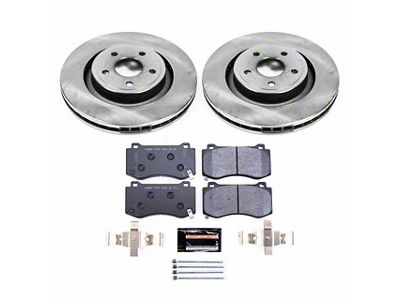 PowerStop Track Day Brake Rotor and Pad Kit; Front (06-10 Jeep Grand Cherokee WK SRT8)