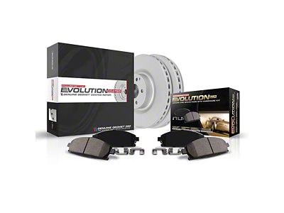 PowerStop Z17 Evolution Plus Brake Rotor and Pad Kit; Front (2021 Jeep Grand Cherokee WK2 SRT w/ 1-Piece Front Rotors)