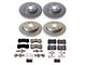 PowerStop Z17 Evolution Plus Brake Rotor and Pad Kit; Front and Rear (12-17 Jeep Grand Cherokee WK2 SRT, SRT8)