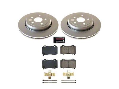 PowerStop Z17 Evolution Plus Brake Rotor and Pad Kit; Rear (18-21 Jeep Grand Cherokee WK2 SRT, Trackhawk)