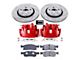 PowerStop Z23 Evolution Brake Rotor, Pad and Caliper Kit; Front (16-19 Jeep Grand Cherokee WK2 w/ Vented Rear Rotors, Excluding SRT & Trackhawk)