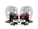 PowerStop Z23 Evolution Brake Rotor and Pad Kit; Front and Rear (2021 Jeep Grand Cherokee WK2 SRT w/ 1-Piece Front Rotors)