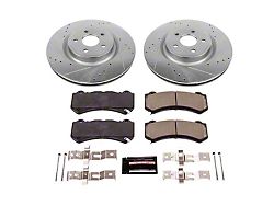 PowerStop Z23 Evolution Sport Brake Rotor and Pad Kit; Front (12-21 Jeep Grand Cherokee WK2 SRT, SRT8, Trackhawk)