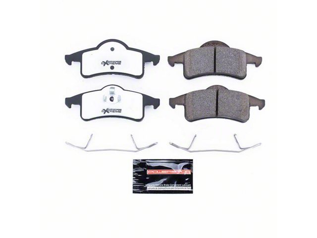 PowerStop Z26 Street Performance Carbon-Fiber Ceramic Brake Pads; Rear Pair (99-04 Jeep Grand Cherokee WJ)