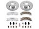 PowerStop Z26 Street Warrior Brake Rotor and Pad Kit; Front (99-02 Jeep Grand Cherokee WJ w/ Akebono Calipers; 03-04 Jeep Grand Cherokee WJ)