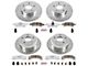 PowerStop Z26 Street Warrior Brake Rotor and Pad Kit; Front and Rear (99-02 Jeep Grand Cherokee WJ w/ Teves Calipers)