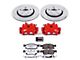 PowerStop Z36 Extreme Truck and Tow Brake Rotor, Pad and Caliper Kit; Front (17-19 Jeep Grand Cherokee WK2 w/ Solid Rear Rotors, Excluding SRT & Trackhawk)