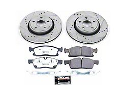 PowerStop Z36 Extreme Truck and Tow Brake Rotor and Pad Kit; Front (13-15 Jeep Grand Cherokee WK2 w/ Vented Rear Rotors, Excluding SRT & SRT8)