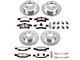 PowerStop Z36 Extreme Truck and Tow Brake Rotor and Pad Kit; Front and Rear (99-02 Jeep Grand Cherokee WJ w/ Teves Calipers)