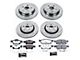 PowerStop Z36 Extreme Truck and Tow Brake Rotor and Pad Kit; Front and Rear (13-15 Jeep Grand Cherokee WK2 w/ Vented Rear Rotors, Excluding SRT & SRT8)