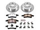 PowerStop Z36 Extreme Truck and Tow Brake Rotor and Pad Kit; Rear (99-04 Jeep Grand Cherokee WJ)