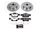 PowerStop Z36 Extreme Truck and Tow Brake Rotor and Pad Kit; Rear (11-21 Jeep Grand Cherokee WK2 w/ Solid Rear Rotors, Excluding SRT, SRT8 & Trackhawk)