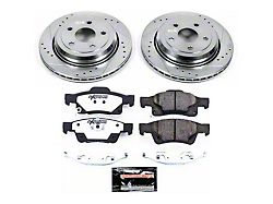 PowerStop Z36 Extreme Truck and Tow Brake Rotor and Pad Kit; Rear (11-21 Jeep Grand Cherokee WK2 w/ Vented Rear Rotors, Excluding SRT, SRT8 & Trackhawk)