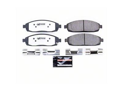 PowerStop Z36 Extreme Truck and Tow Carbon-Fiber Ceramic Brake Pads; Front Pair (05-10 Jeep Grand Cherokee WK, Excluding SRT8)