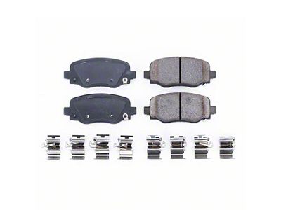 PowerStop Z17 Evolution Plus Clean Ride Ceramic Brake Pads; Rear Pair (15-23 Jeep Renegade BU)