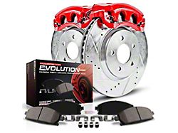 PowerStop Z23 Evolution 5-Lug Brake Rotor, Pad and Caliper Kit; Rear (15-23 Jeep Renegade BU)