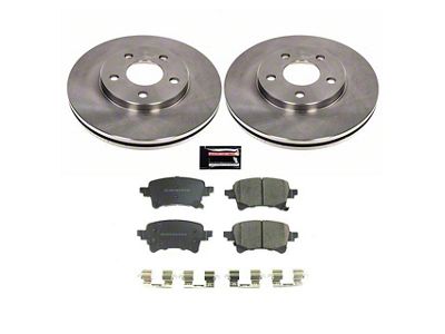 PowerStop OE Replacement Brake Rotor and Pad Kit; Rear (21-24 Jeep Wrangler JL 4xe, Rubicon 392)