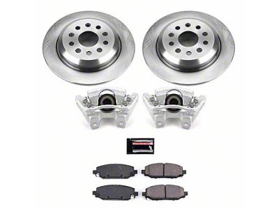 PowerStop Z17 Evolution Plus Brake Rotor, Pad and Caliper Kit; Rear (18-24 Jeep Wrangler JL Rubicon, Sahara, Excluding 4xe & Rubicon 392)