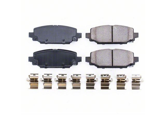 PowerStop Z17 Evolution Plus Clean Ride Ceramic Brake Pads; Rear Pair (18-24 Jeep Wrangler JL Sport)