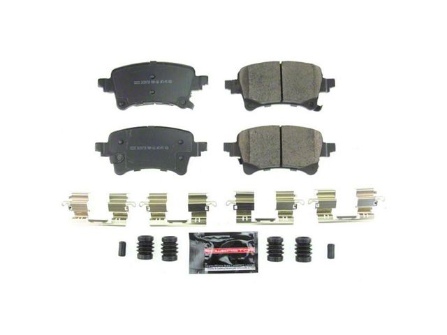 PowerStop Z23 Evolution Sport Carbon-Fiber Ceramic Brake Pads; Rear Pair (21-24 Jeep Wrangler JL 4xe, Rubicon 392)