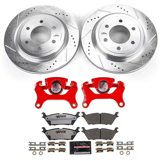 PowerStop Jeep Wrangler Z36 Extreme Truck and Tow Brake Rotor, Pad and ...