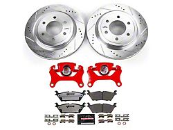 PowerStop Z36 Extreme Truck and Tow Brake Rotor, Pad and Caliper Kit; Front (18-24 Jeep Wrangler JL, Excluding 4xe, Rubicon & Sahara)