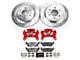 PowerStop Z36 Extreme Truck and Tow Brake Rotor, Pad and Caliper Kit; Front (18-24 Jeep Wrangler JL, Excluding 4xe, Rubicon & Sahara)