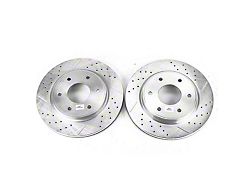 PowerStop Evolution Cross-Drilled and Slotted 6-Lug Rotors; Front Pair (3/05-07 Titan)