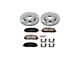 PowerStop OE Replacement 6-Lug Brake Rotor and Pad Kit; Front (11-24 Titan)