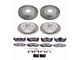 PowerStop Semi-Coated 6-Lug Brake Rotor and Pad Kit; Front and Rear (04-3/05 Titan)