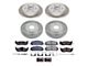PowerStop Semi-Coated 6-Lug Brake Rotor and Pad Kit; Front and Rear (08-10 Titan)