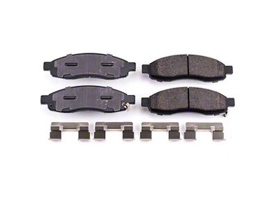 PowerStop Z17 Evolution Plus Clean Ride Ceramic Brake Pads; Front Pair (04-3/05 Titan)