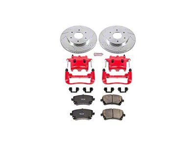 PowerStop Z23 Evolution 6-Lug Brake Rotor, Pad and Caliper Kit; Front (04-3/05 Titan)