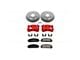 PowerStop Z23 Evolution 6-Lug Brake Rotor, Pad and Caliper Kit; Front (08-10 Titan)