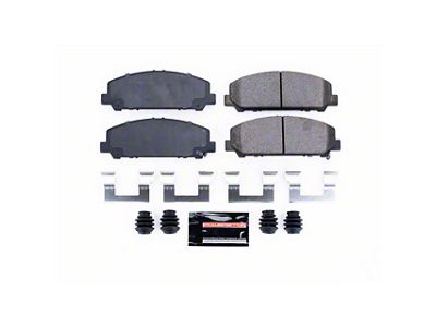 PowerStop Z23 Evolution Sport Carbon-Fiber Ceramic Brake Pads; Front Pair (08-10 Titan)