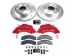 PowerStop Z23 Evolution 6-Lug Brake Rotor, Pad and Caliper Kit; Front (16-24 Titan XD)