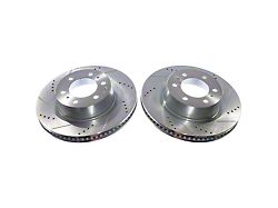 PowerStop Evolution Cross-Drilled and Slotted 6-Lug Rotors; Front Pair (22-25 Tundra)