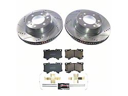 PowerStop Z23 Evolution Sport 6-Lug Brake Rotor and Pad Kit; Front (22-25 Tundra)