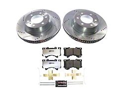 PowerStop Z36 Extreme Truck and Tow 6-Lug Brake Rotor and Pad Kit; Front (22-25 Tundra)