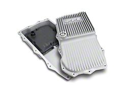 PPE Heavy-Duty Cast Aluminum Deep Transmission Pan; Raw (20-25 3.0L EcoDiesel Jeep Gladiator JT w/ Automatic Transmission)