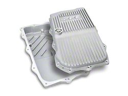 PPE Heavy-Duty Cast Aluminum Transmission Oil Pan; Raw (20-25 3.0L EcoDiesel Jeep Gladiator JT w/ Automatic Transmission)